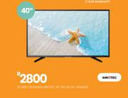 Sinotec 40" HD LED Television STL-40WG6D 23-806
