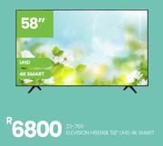 Hisense 58" UHD 4K Smart Television 23-759
