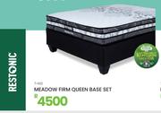 Restonic Meadow Firm Queen Base Set 7-433