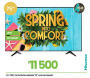 Hisense 75" UHD 4K Smart Television 23-760