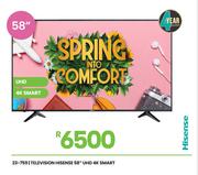 Hisense 58" UHD 4K Smart Television 23-759