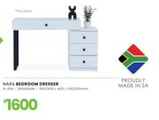 Nara Bedroom Dresser 985/400 x 405 x 740/605mm 8-494