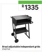 Braai Adjustable Independant Grids