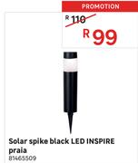 Inspire LED Solar Spike Black 81465509