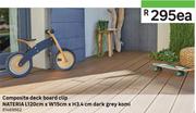 Naterial Dark Grey Komi Composite Deck Board Clip L120cm x W15cm x H3.4cm 81469862-Each