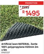 Naterial Zante 100% Polypropylene Artificial Lawn H20mm 2m x 5m 81401337