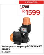 Max Pumps 0.37KW Water Pressure Pump 81434299