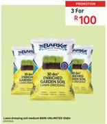 Bark Unlimited 30dm Soil Medium Lawn Dressing 81455624-For 3