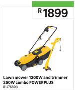 Powerplus Lawn Mower 1300W & Trimmer 250W Combo 81476803