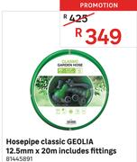 Geolia 12.5mm x 20m Hospipe Classic Includes Fittings 81445891