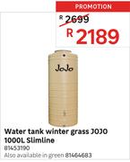 JoJo 1000L Slimline Winter Grass Water Tank 81453190