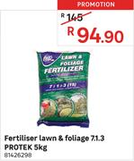 Protek Lawn & Foliage Fertiliser 7:1:3 81426298-5Kg