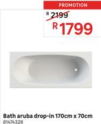 Bath Aruba Drop In 170cm x 70cm 81474328