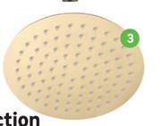 Stylet Gold Collection Shower Rose 210mm 81477745