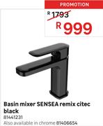 Sensea Basin Mixer Remix Citec Black 81441231