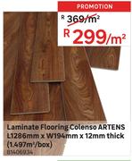 Artens Laminate Flooring Colenso L1286mm x W194mm x 12mm Thick (1.497 Sqm/Box) 81406934-Per Sqm