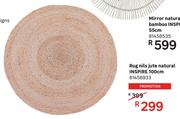 Inspire Rug Nils Jute Natural 100cm 81456933