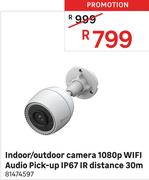 Indoor/Outdoor Cmaera 1080P WiFi Audio Pick-Up IP67 IR Distance 30m 81474597