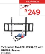 Ellies TV Bracket Fixed 37-70 With HDMI & Cleaner 81453436