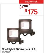 LED Flood Light 10W Pack Of 2 81470899