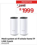 TP Link Mesh System WiFi Whole Home 2 Pack 81455378