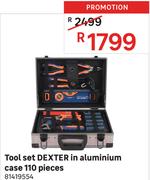 Dexter Tool Set In Aluminium Case 110 Pieces 81419554