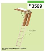 Loft Ladder For Ceiling 81409207 W600mm x L1200mm
