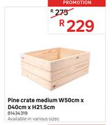 Pine Crete Medium 81434319-W50cm x D40cm x H21.5cm