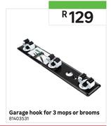 Garage Hook (For 3 Mops Or Brooms) 81403531