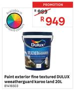 Dulux Weatheredguard Karoo Land Fine Textured Exterior Paint 81416503-20L
