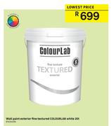 Colourlab Exterior Fine Textured White Wall Paint 81454494-20L