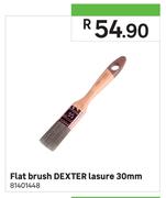 Dexter 30mm Lasure Flat Brush 81401448