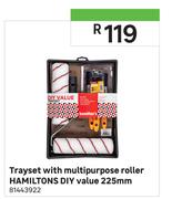 Hamiltons DIY Value 225mm Trayset With Multipurpose Roller 81443922