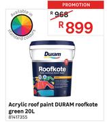 Duram Roofkote Acrylic Roof Paint-20L 81417355