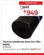 Mapei Torch On Membrane 3mm 81426139-1m x 10m