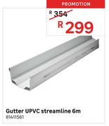UPVC Gutter Steamline 6m 81411561