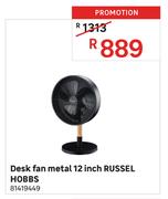 Russell Hobbs 12" Metal Desk Fan