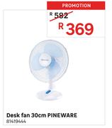 Pineware 30cm Desk Fan 