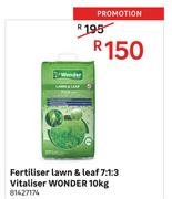 Wonder Vitaliser Lawn & Leaf 7:1:3 Fertiliser-10Kg