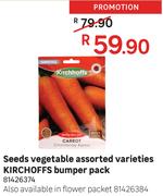 Kirchoffs Bumper Pack (Assorted Varieties) Vegetable Seeds