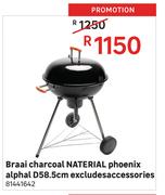 Naterial Phoenix Alphal Braai Charcoal D58.5cm
