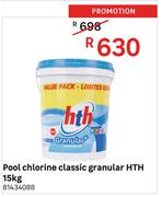 HTH Granular Classic Pool Chlorine 15Kg