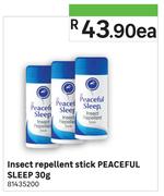 Peaceful Sleep Insect Repellent Stick-30g Each