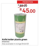 Plastic Knife Holder (Green)