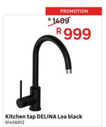 Delina Loa Black Kitchen Tap