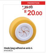 Anis 4 Hook/Peg Adhesive 