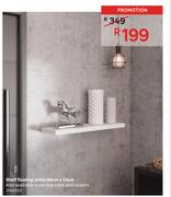 Floating Shelf (White) 80cm x 23cm