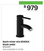 Sensea Black Sedal Mia Basin Mixer