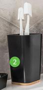 Sensea Scandi Black Plastic Tumbler Bathroom