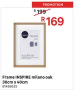 Inspire Milano Oak Frame-30cm x 40cm